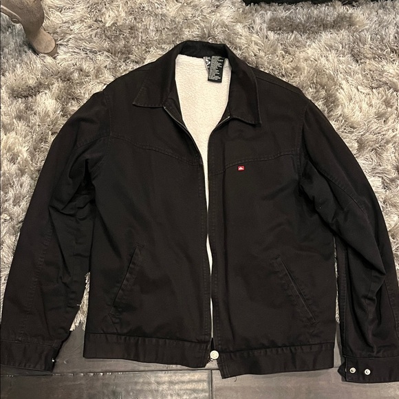Quiksilver Other - QUIKSILVER- Men's Black  fleece lined Jacket Size M